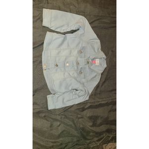 Little girls unicorn jean jacket